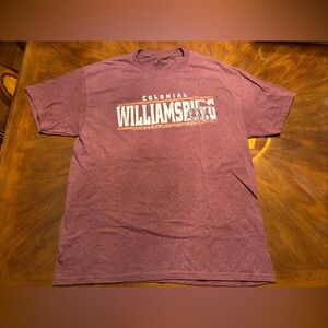 Wild West Men’s Size L Maroon Colonial Williamsburg Tee Shirt